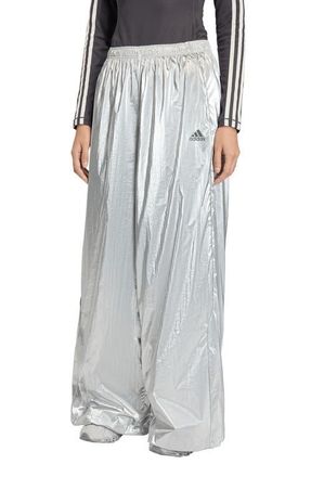 adidas Originals F50 Metallic Track Pants in Silver Metallic at Nordstrom, Size Small