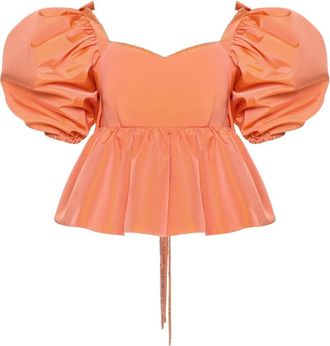 Anouki ^ top con maniche a palloncino - Arancione