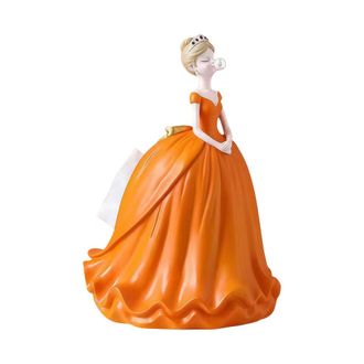 OEM Dispensador De Pa&ntilde;uelos De Resina, Dise&ntilde;o Cl&aacute;sico - Naranja