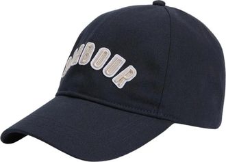 Barbour Caps, male, Blue, Size: ONE SIZE Blue Varsity Style Cotton Cap