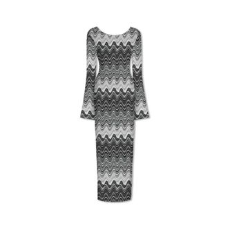 MC2 Saint Barth rachel sea wave 00 - Dames - Maxi kleedjes - Veelkleurig - S - Kleedjes