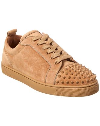 Christian Louboutin Louis Junior Spikes Suede Sneaker