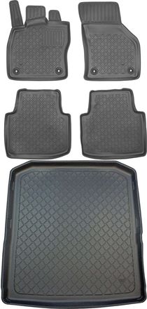 OEM Juego De Alfombrillas Para Coche Y Maletero Para Skoda Superb Iii Kombi A Partir De Septiembre De 2015