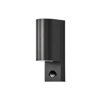 Lindby L&aacute;mpara de pared exterior de Aluminio Negro