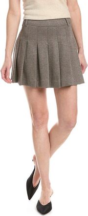 Rag & Bone Irina Ponte Pleated Mini Skirt