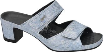 Vital Schoenen, Dames, Blauw, 40 EU, Leer, JOY Lizzard