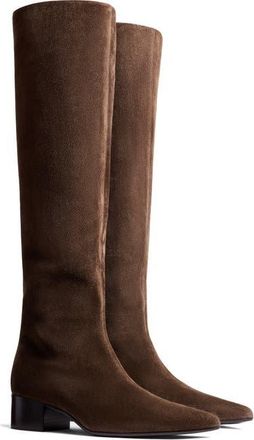 Khaite Andee Pointed Toe Knee High Boot in Ebano at Nordstrom, Size 7.5Us