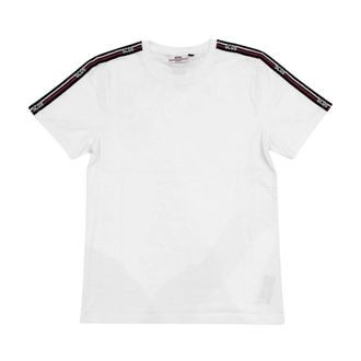 GCDS T-Shirts, male, White, Size: XS Logo Tape Ss T-Shirt