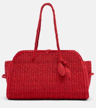 Jacquemus Turismo Small raffia tote bag