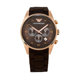 Emporio Armani Accessoires, Heren, Roze, ONE Size, Tazio Chronograph