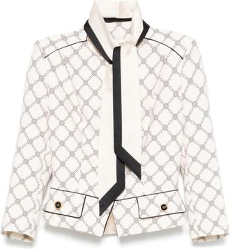 Elisabetta Franchi Light Beige Tailored Jacket