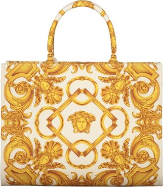 Versace Canvas Tote Bag