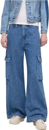 Levi's Wide Jeans - Dames - Loose Fit Jeans - Blauw - W27 L34 - Denim - Jeans