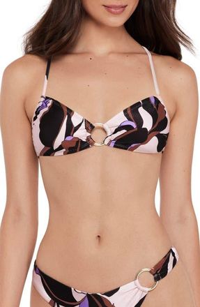 Steve Madden O-Ring Bikini Top in Multi at Nordstrom, Size X-Large