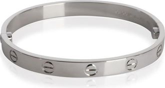 Cartier Pre-Owned Cartier White Gold Love Bracelet