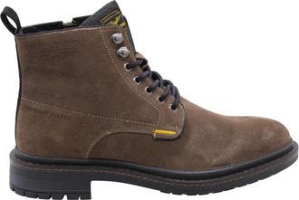 PME Legend Stijlvolle Maidstone Enkellaarzen - Heren - Veterlaarzen - Grijs - 45 EU - Schoenen