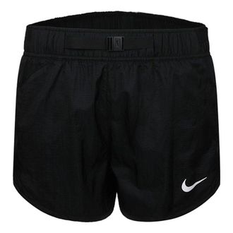 Nike (WMNS) Nike Belt Design Breathable Casual Sports Running Shorts Black CJ2430-010