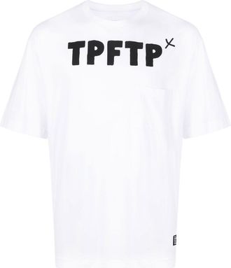 The Power for the People logo-print T-shirt - men - Organic Cotton - M - White