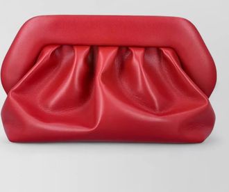 Themoir&egrave; bios vegan fabric pleated clutch bag