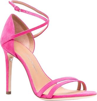 Ferragamo 11Mm Crossover Leather Sandal