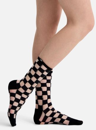 Vans Womens Sheer checkered socks