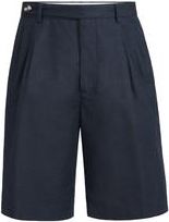 Brunello Cucinelli Bermuda shorts with pleats in Navy Blue at Nordstrom, Size 54 It