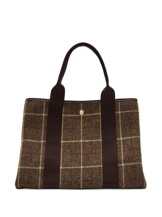 Rue de Verneuil Borsa tote a quadri - Marrone