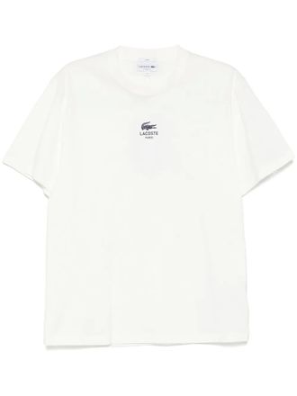Lacoste T-shirt con stampa - Bianco