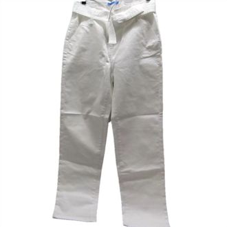 J.McLaughlin Womens Hendrix Tie Belt Denim Jeans In White