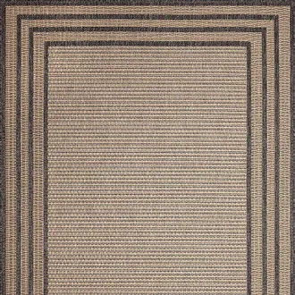 Frontgate Titus Border Indoor/Outdoor Rug - 53 x 73 - Frontgate
