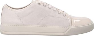 Lanvin Dbb 1 Sneakers - Heren - Sneakers - Beige - 40 EU - Su&egrave;de - Schoenen