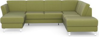 Sit&more Wohnlandschaft »Visby U-Form« Wahlweise mit Bettfunktion und Stauraum, frei im Raum stellbar