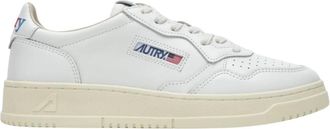 Autry Medalist Low - Dames - Sneakers - Wit - 36 EU - Katoen - Schoenen