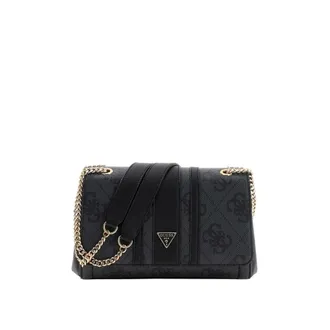 Guess Shoulder Bags, female, Gray, Size: ONE SIZE Noelle II Convertible Crossbody Flap
