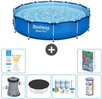 Bestway Piscina Bestway Steel Pro Redonda - 366x76 Cm - 7-piezas S208