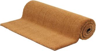 vidaXL Felpudo De Fibra De Coco Natural 80x100 Cm Vidaxl