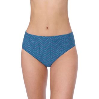Gottex Blend Seamless Classic Bottom in Jade at Nordstrom, Size 10