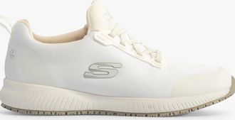 Skechers Mens Skechers Work 200051EC SQUAD - MYTON SR Mens Occupational Trainers White - Size: 10