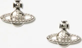 Vivienne Westwood Womens Farah golden orb earrings