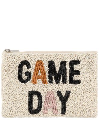 Shiraleah Game Day Beaded Zip Pouch