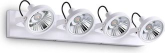 Ideal Lux Ideal Lux - Glim - L&aacute;mpara De Techo 4 Luces Blanca