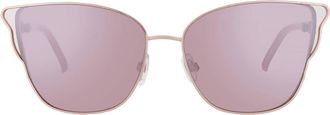 Betsey Johnson Rose Butterfly Ladies Sunglasses 10265778.CGR PNKROS