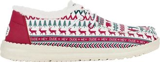 Hey Dude Wendy Holiday Cheers White / Red 43009-119 Womens
