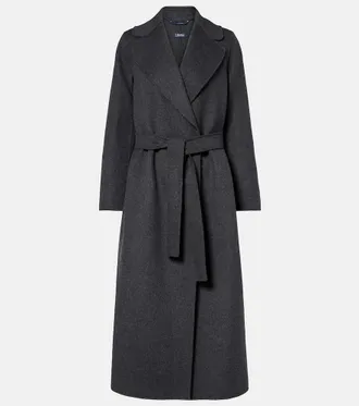 Max Mara Poldo virgin wool wrap coat