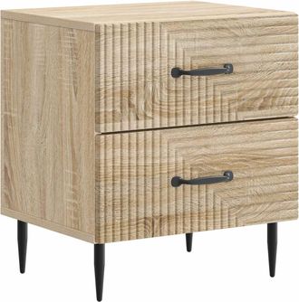 vidaXL Armario De Noche Roble Sonoma 43 X 34,5 X 47,5 Cm Vidaxl