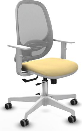 Piqueras y Crespo Silla De Oficina Piqueras Y Crespo Cilanco Blanco Espuma