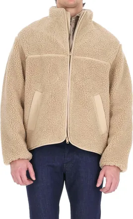 Maison Kitsun&eacute; Oversized Teddy Bomber Jacket