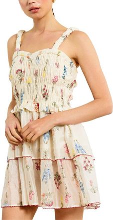 Line & Dot Fiori Mini Dress