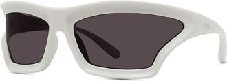 Loewe Ladies Black Rectangular Sunglasses LW40143U 25A