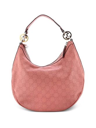 Gucci Twins Guccissima Leather Medium hobo bag - Rosa